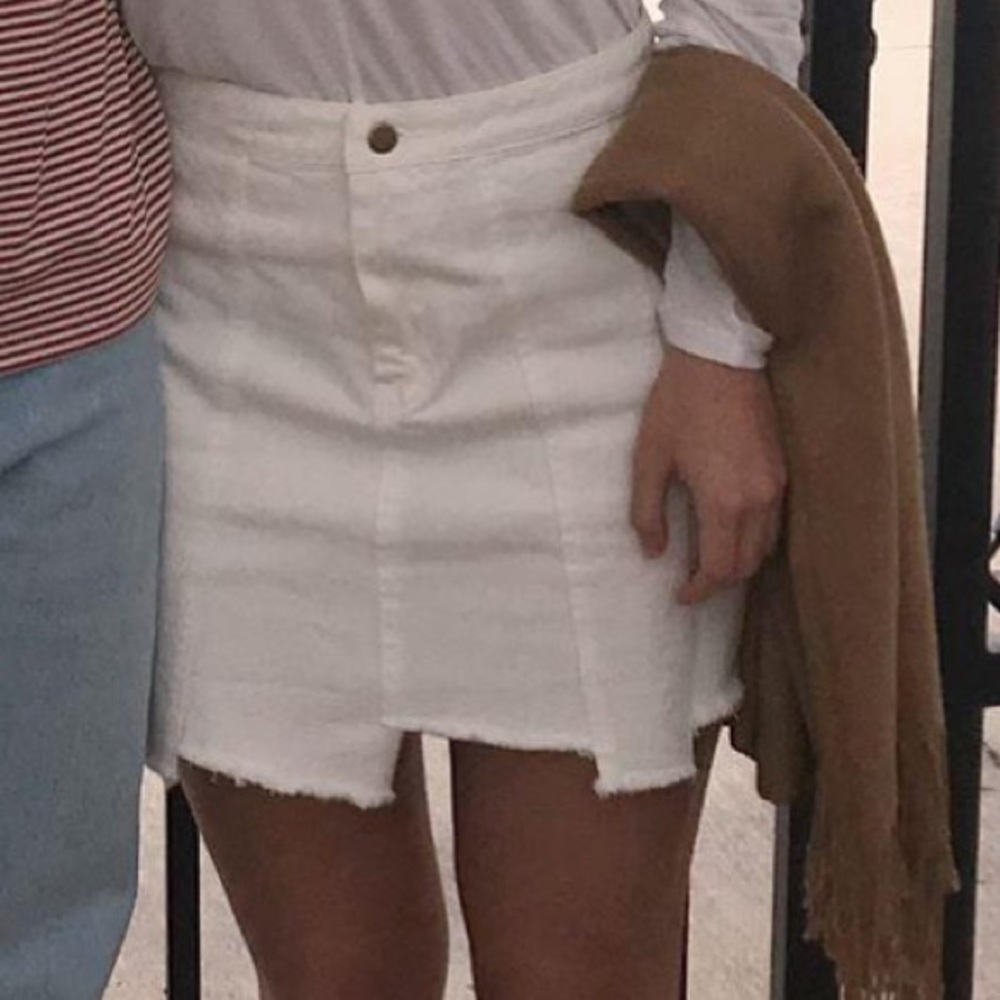 Honey Punch White Skirt